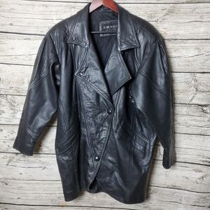 Vintage Image By Mirage Black Jacket Size Medium Fair Conditions
